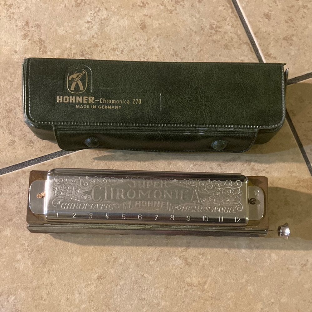 Vintage Hohner Chromonica 270 Harmonica in Key of C